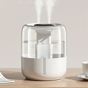 FYHALE Large Room Humidifiers for Home Large Capacity Double Spray USB Household Mute Large Direction Humidifier Digital Display Desk Night Light Humidifier